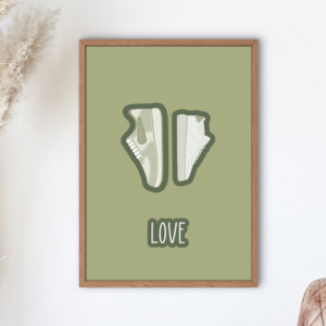 Basket lovers – Affiche A4 pour amoureux