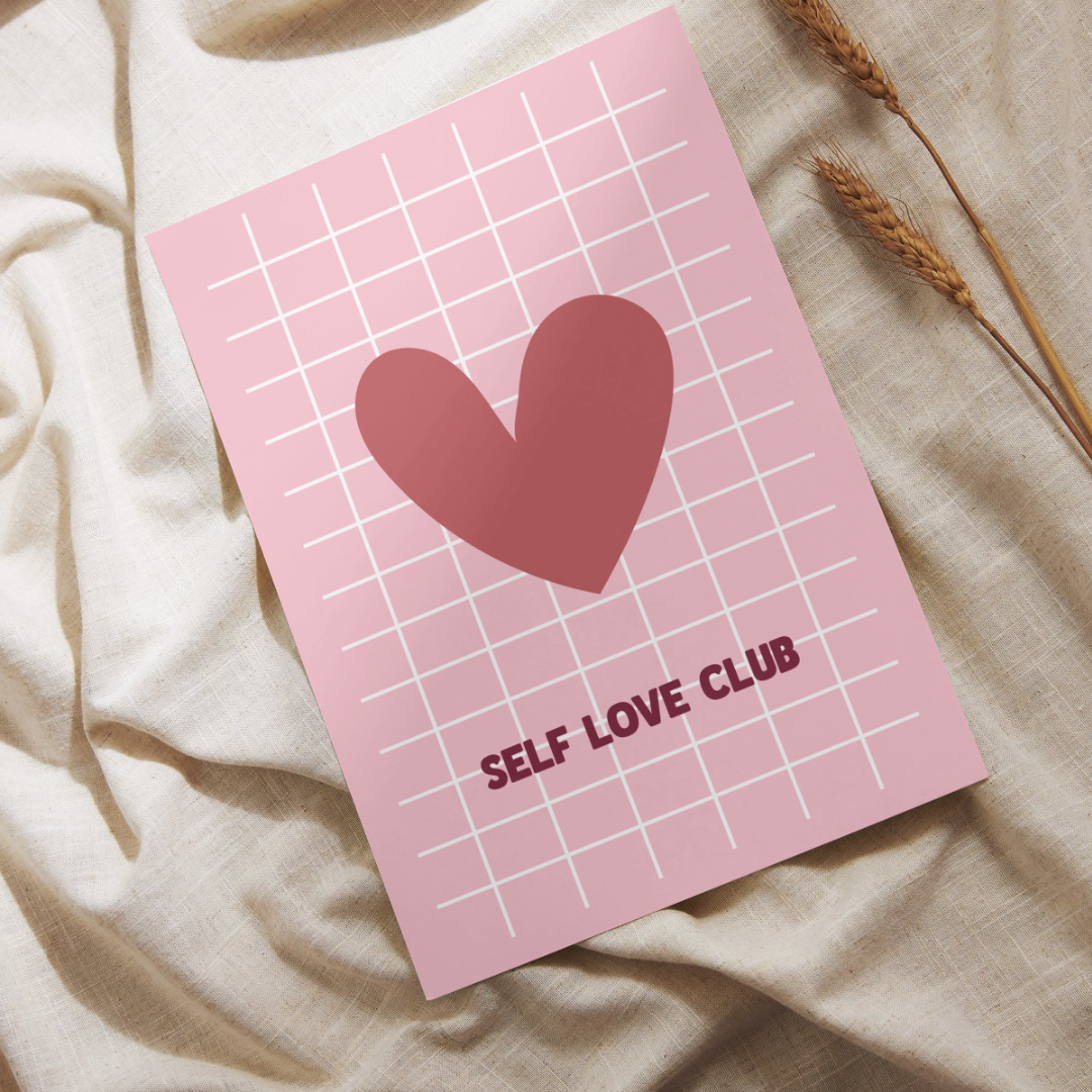 Self Love Club – Affiche A4 pour l'amour de soi – Image 2