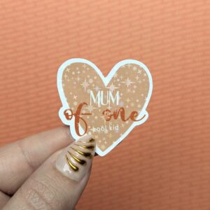 Sticker Mum of 1 Cool Kid