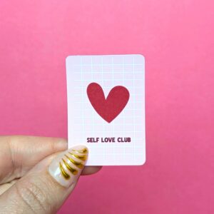 Sticker Self Love Club – Mini format