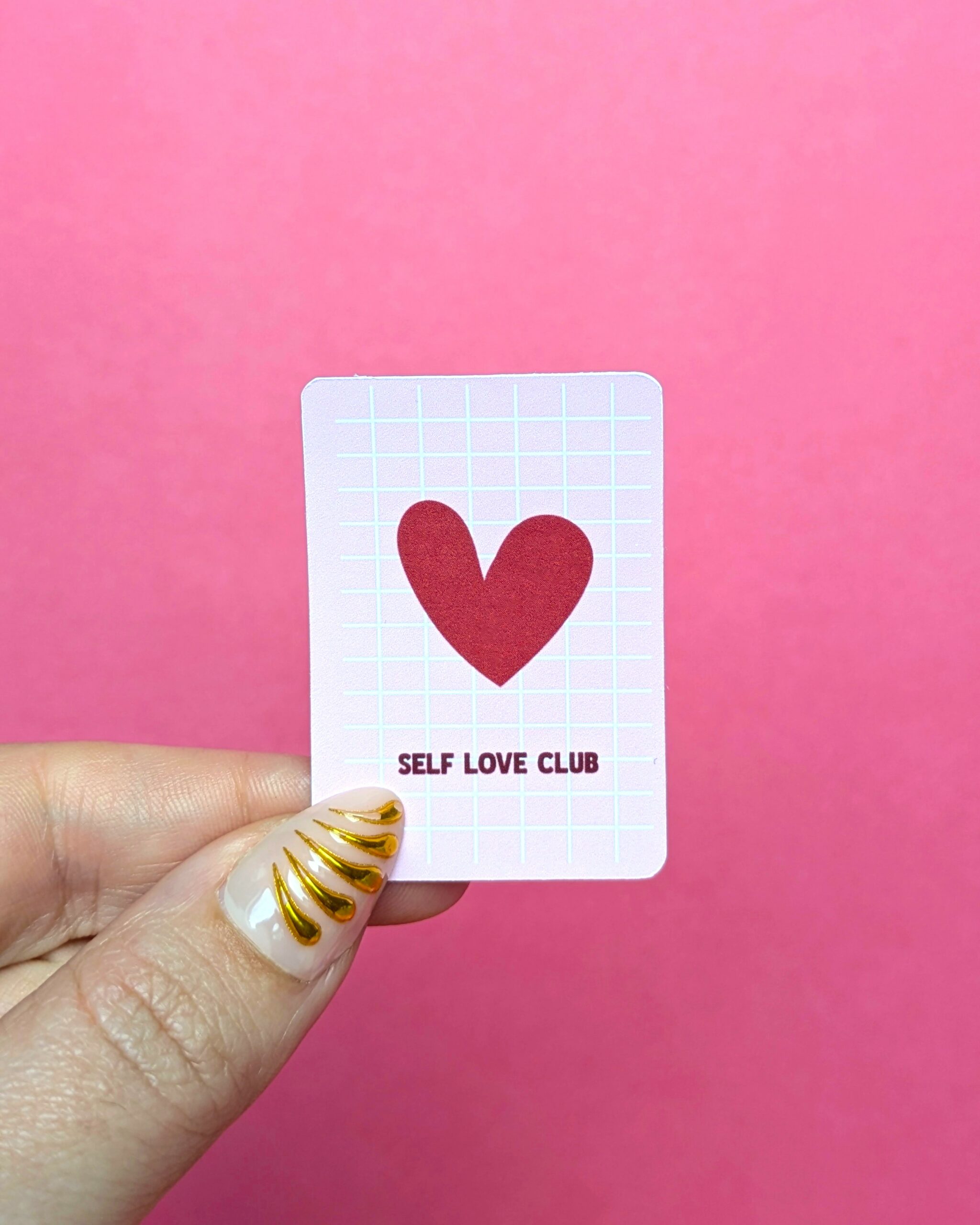 Sticker Self Love Club – Mini format