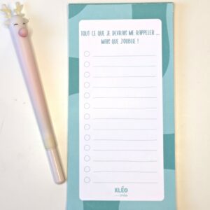 To-do list – Avant d’oublier