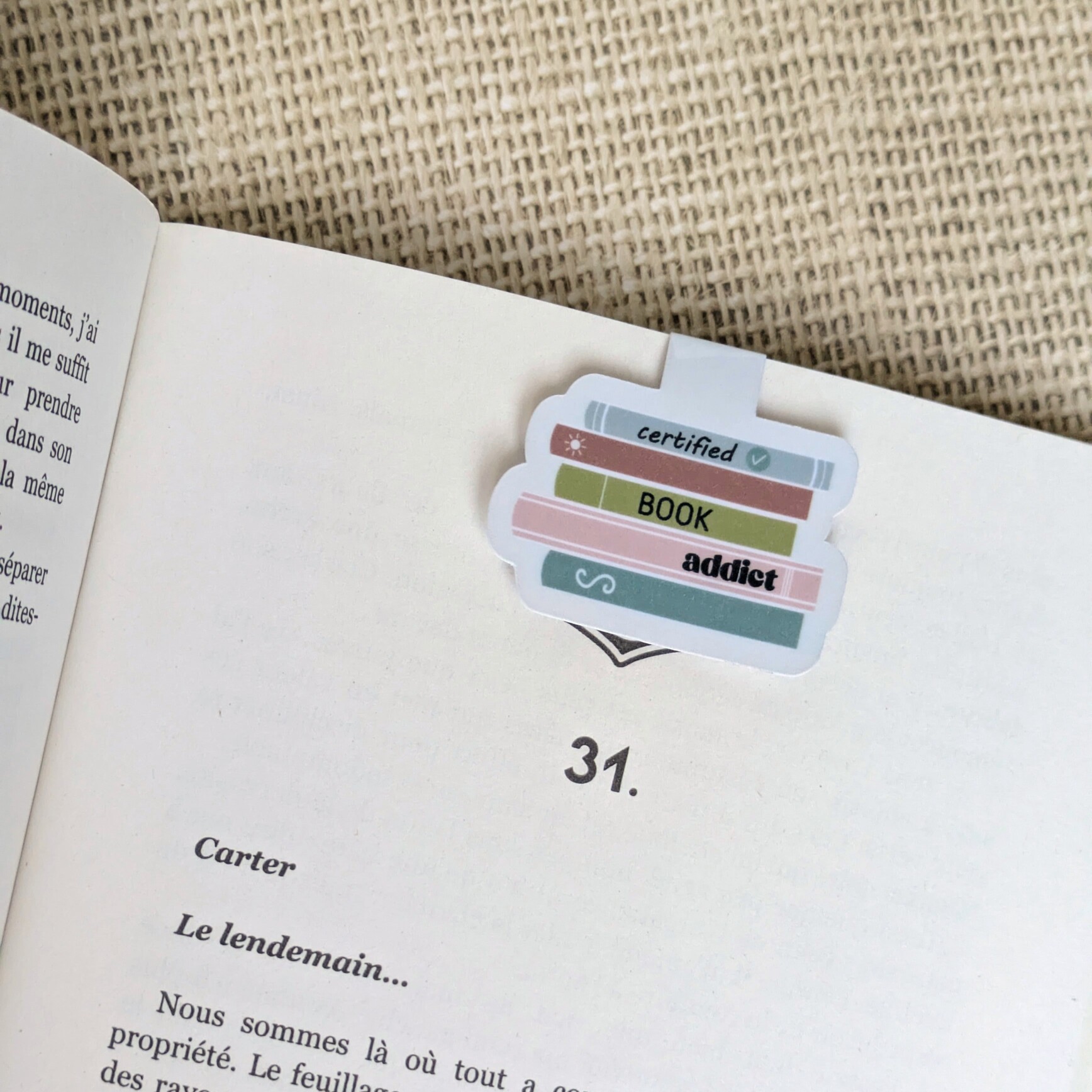 Marque-page magnétique – Design au choix – Image 2