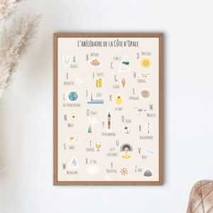 Affiche A4 – “Abécédaire de la Côte d’Opale”