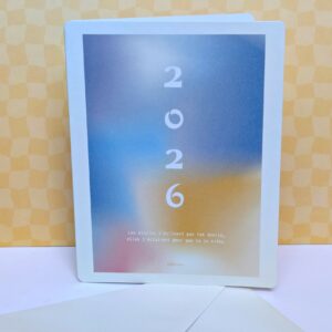 Cartes de vœux A6 avec enveloppe – Noël & 2026