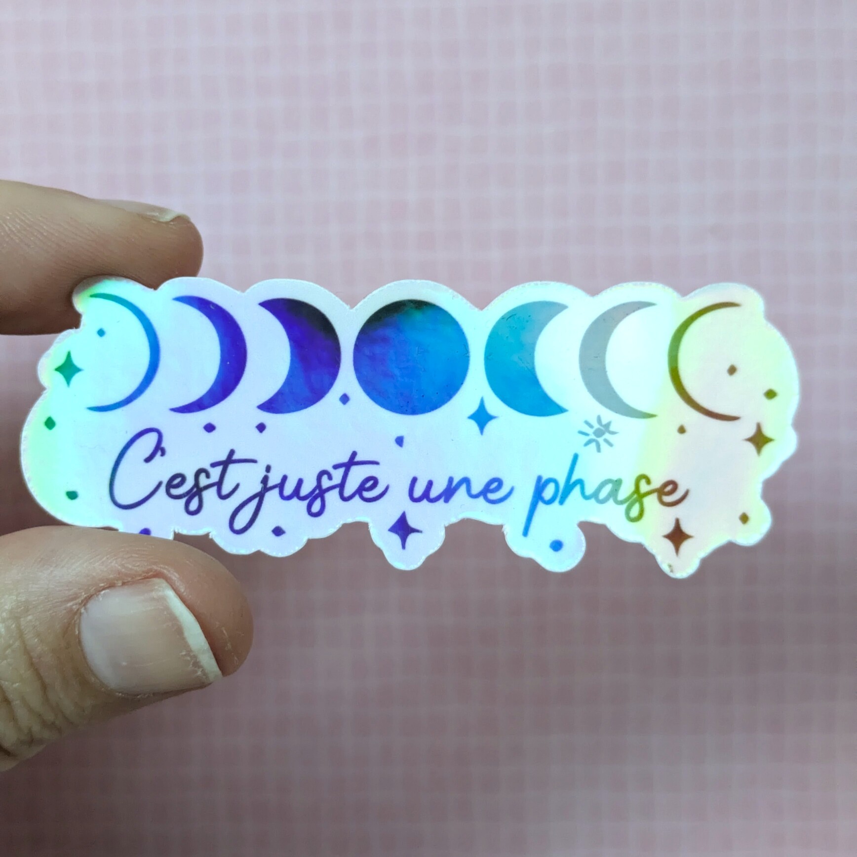 C’est juste une phase – Sticker lunaire apaisant